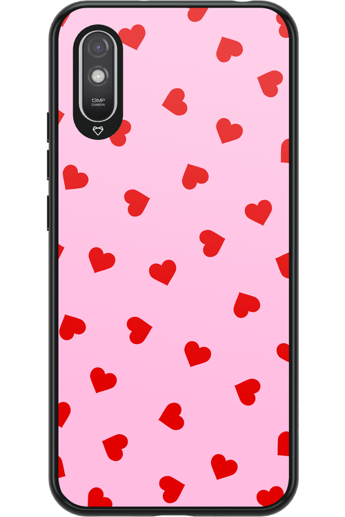 Sprinkle Heart Pink - Xiaomi Redmi 9A