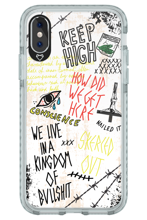 keep high - Apple iPhone X