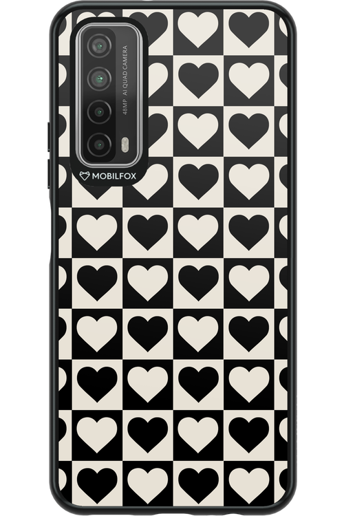 Checkered Heart - Huawei P Smart 2021