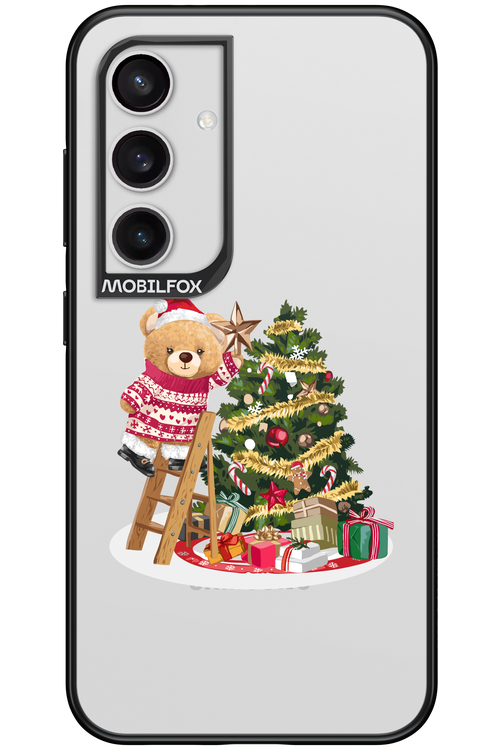 Christmas Bear (Transparent) - Samsung Galaxy S24