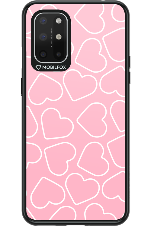 Line Heart Pink - OnePlus 8T