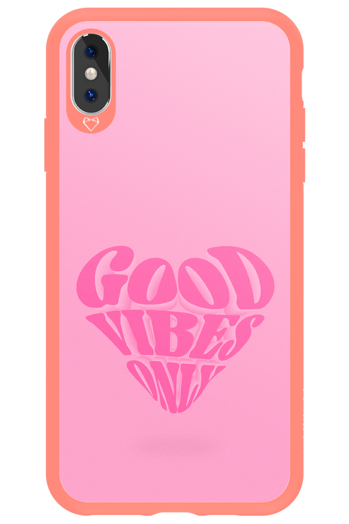 Good Vibes Heart - Apple iPhone XS Max
