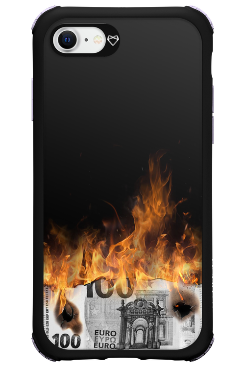 Money Burn Euro - Apple iPhone 8