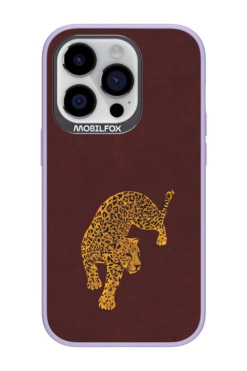 Burgundy Leopard - Apple iPhone 14 Pro