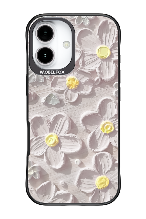 White Flowers - Apple iPhone 17