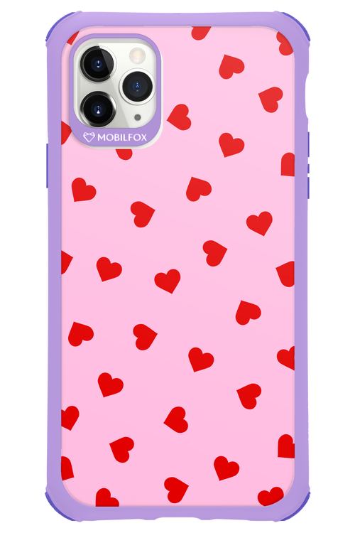Sprinkle Heart Pink - Apple iPhone 11 Pro Max