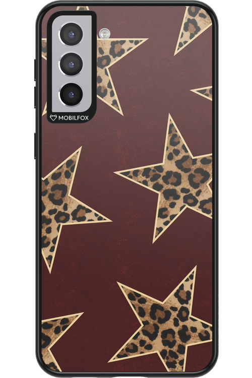 Wild Stars Burgundy - Samsung Galaxy S21+