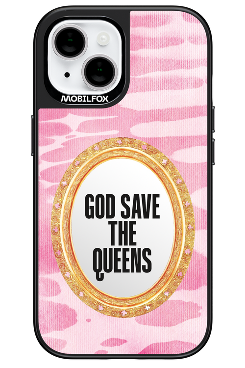 GOD SAVE THE QUEENS MIRROR - Apple iPhone 15