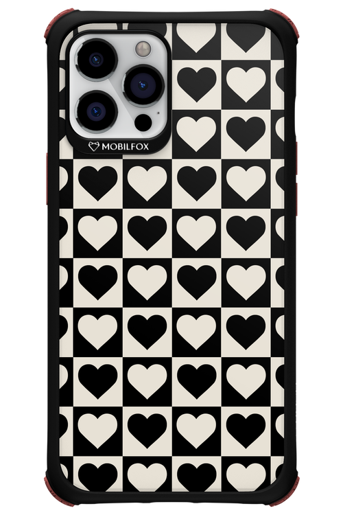 Checkered Heart - Apple iPhone 12 Pro Max