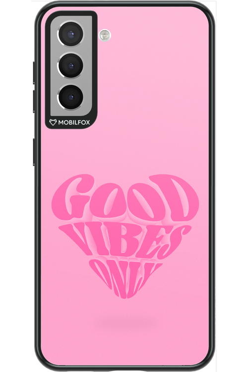 Good Vibes Heart - Samsung Galaxy S21