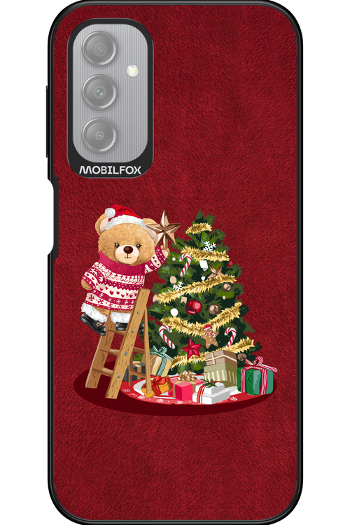 Christmas Bear (Burgundy) - Samsung Galaxy A14