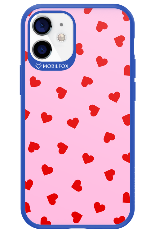 Sprinkle Heart Pink - Apple iPhone 12 Mini