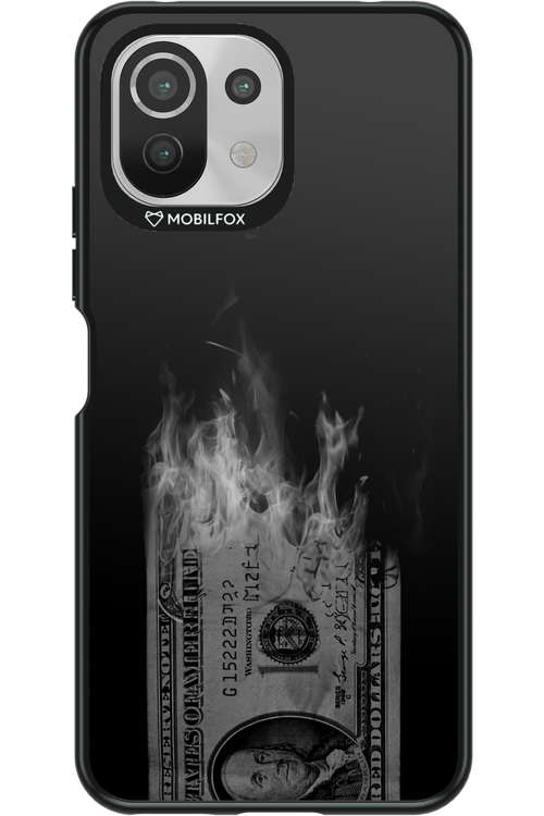 Money Burn B&W - Xiaomi Mi 11 Lite (2021)
