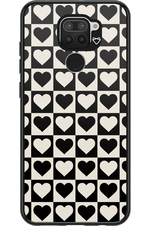 Checkered Heart - Xiaomi Redmi Note 9