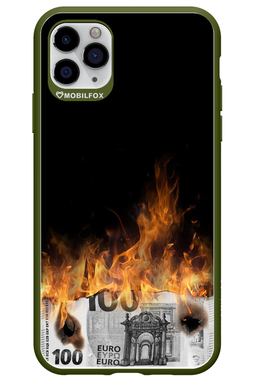 Money Burn Euro - Apple iPhone 11 Pro Max