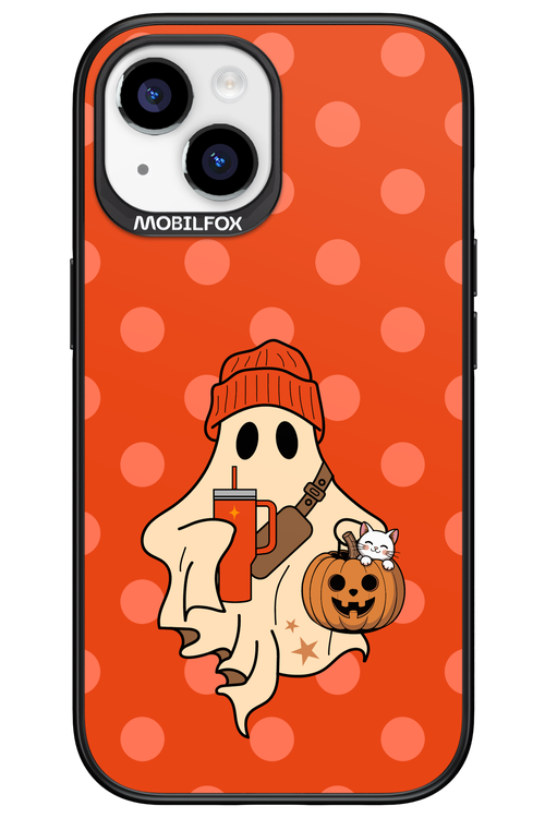 Ghost Girl (Orange) - Apple iPhone 15