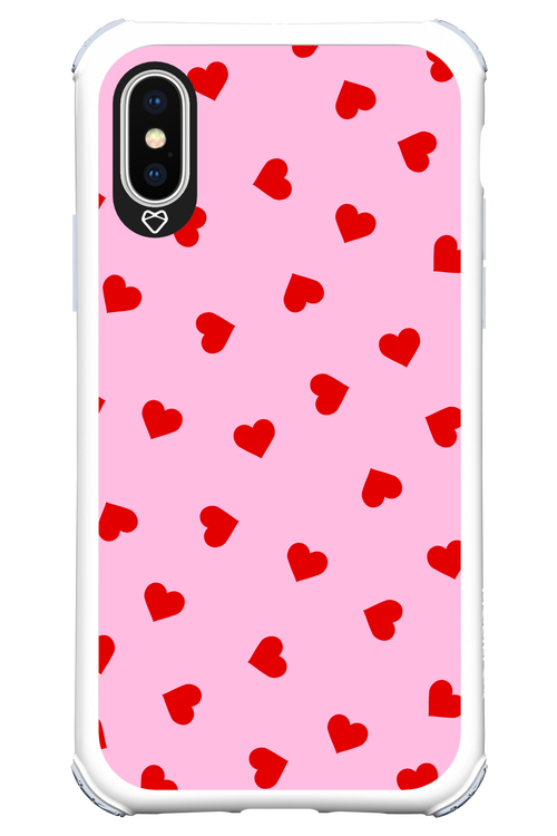 Sprinkle Heart Pink - Apple iPhone XS