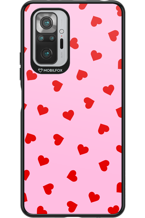 Sprinkle Heart Pink - Xiaomi Redmi Note 10S