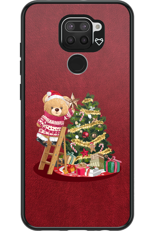 Christmas Bear (Burgundy) - Xiaomi Redmi Note 9