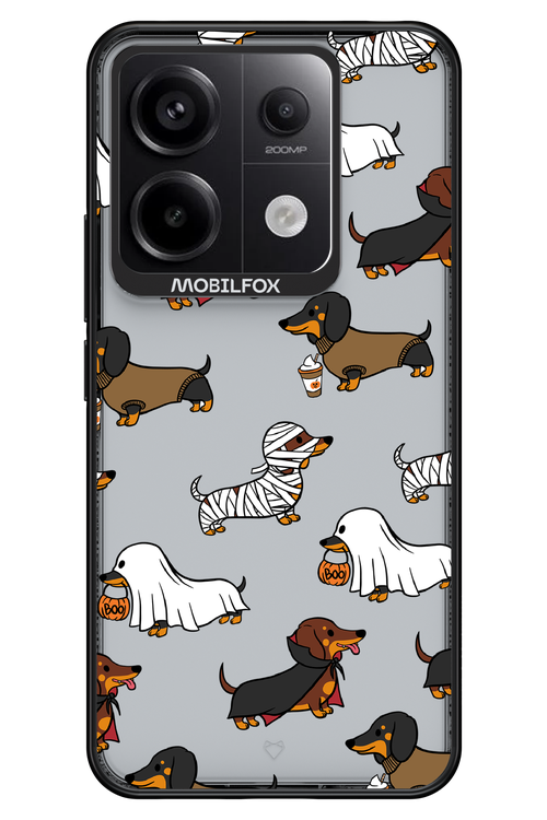 Scary Dachshund (Transparent) - Xiaomi Redmi Note 13 Pro 5G