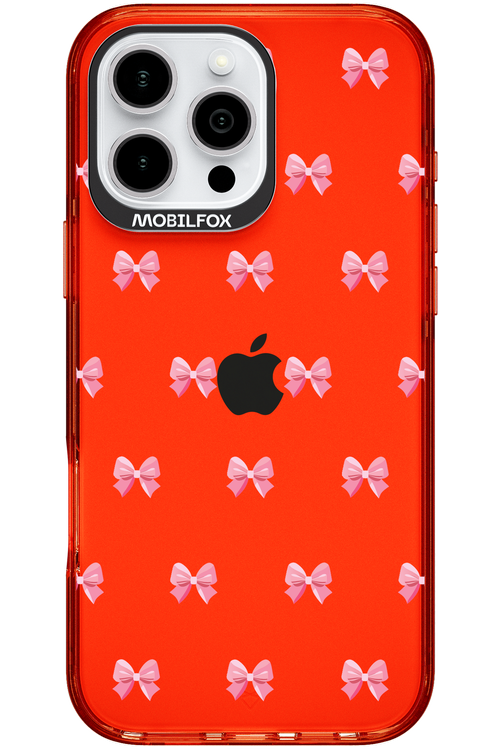 Pinky Bow - Apple iPhone 16 Pro Max