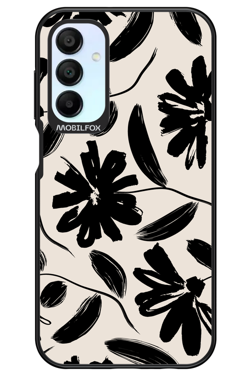 Monochrome Flowerss - Samsung Galaxy A15