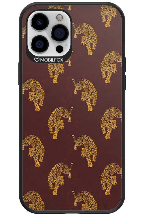 Burgundy Leopard Pattern - Apple iPhone 12 Pro Max