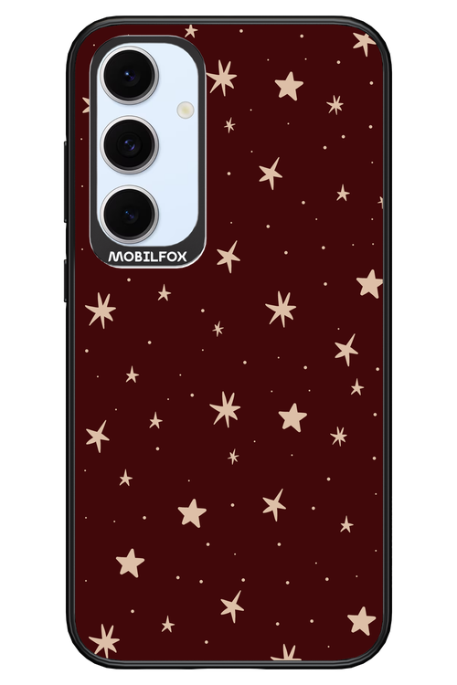 Burgundy Stars - Samsung S24 FE