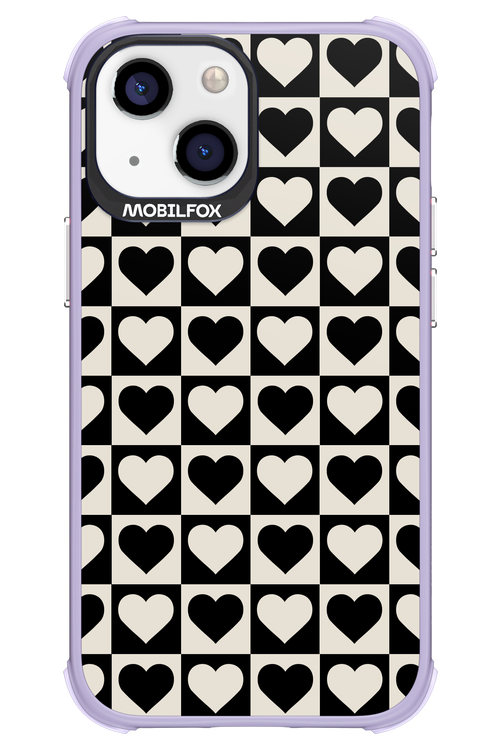 Checkered Heart - Apple iPhone 13 Mini