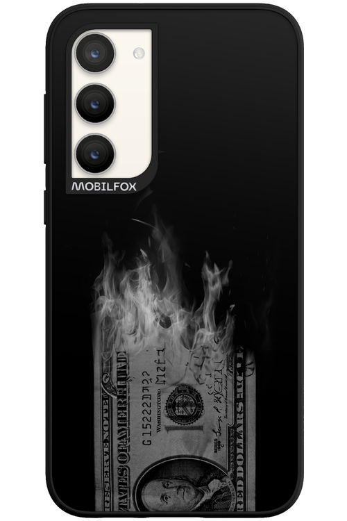 Money Burn B&W - Samsung Galaxy S23 Plus