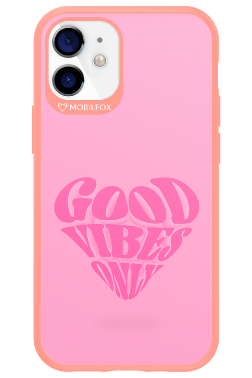 Good Vibes Heart - Apple iPhone 12 Mini