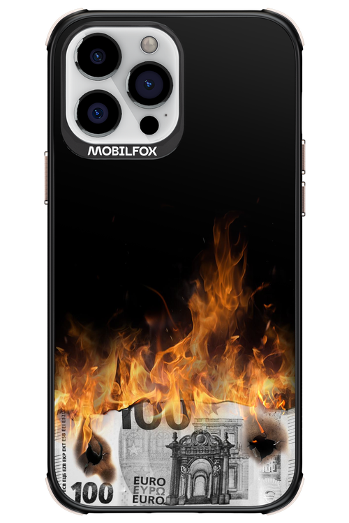 Money Burn Euro - Apple iPhone 13 Pro Max