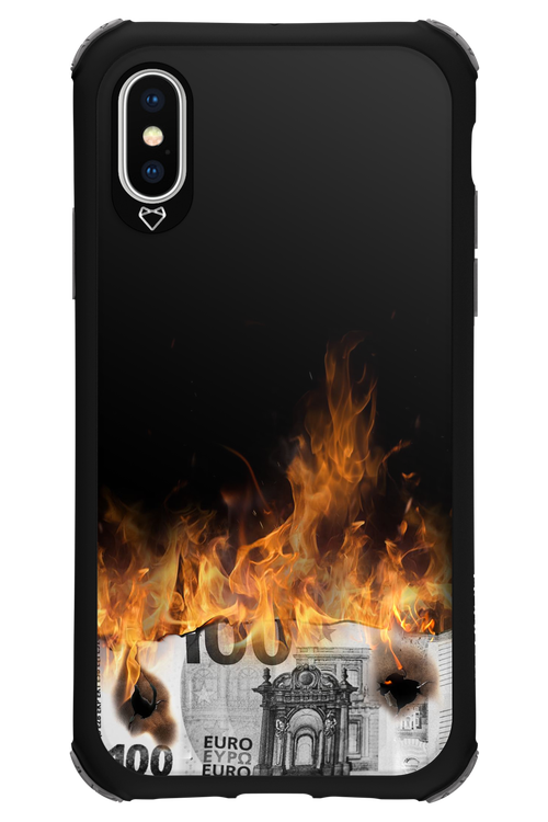 Money Burn Euro - Apple iPhone XS
