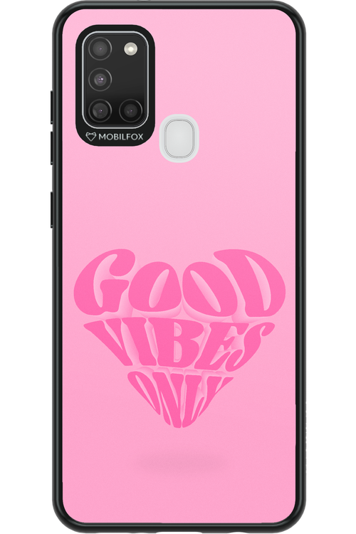 Good Vibes Heart - Samsung Galaxy A21 S