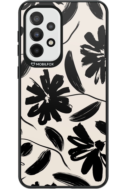 Monochrome Flowerss - Samsung Galaxy A33