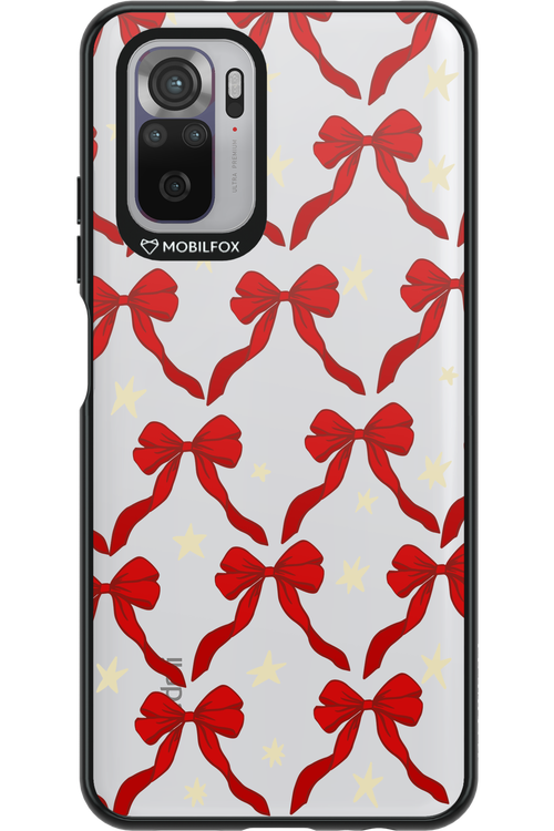 Bow & Stars (Transparent) - Xiaomi Redmi Note 10