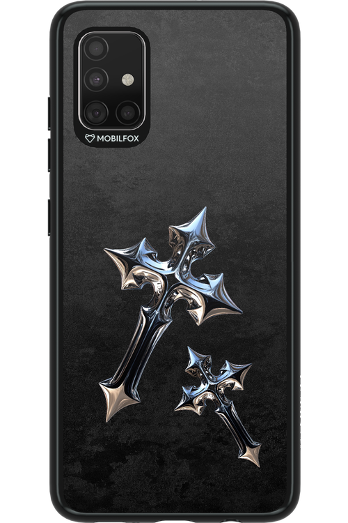 Chrome Crosses - Samsung Galaxy A51