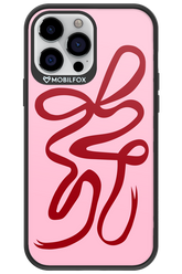 Burgundy Bow - Apple iPhone 13 Pro Max