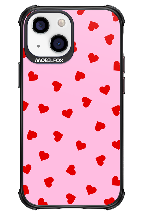 Sprinkle Heart Pink - Apple iPhone 13 Mini