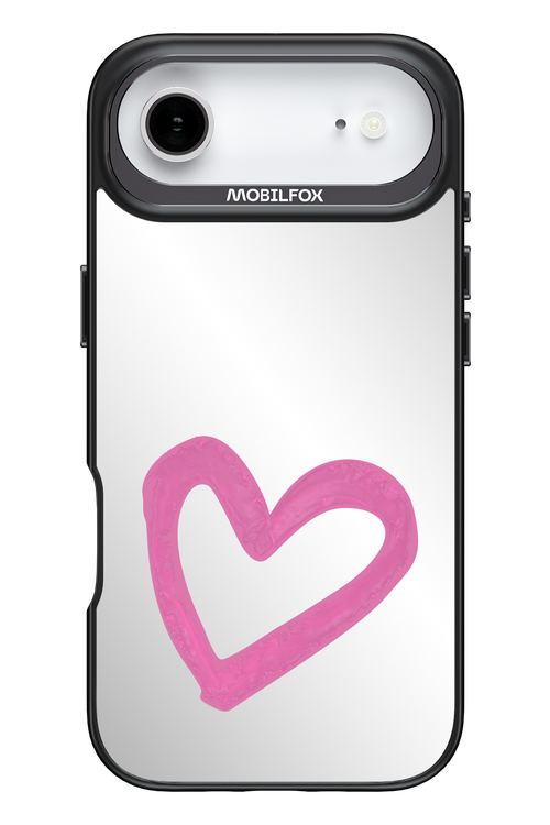 Pink Heart Mirror - Apple iPhone 17 Air