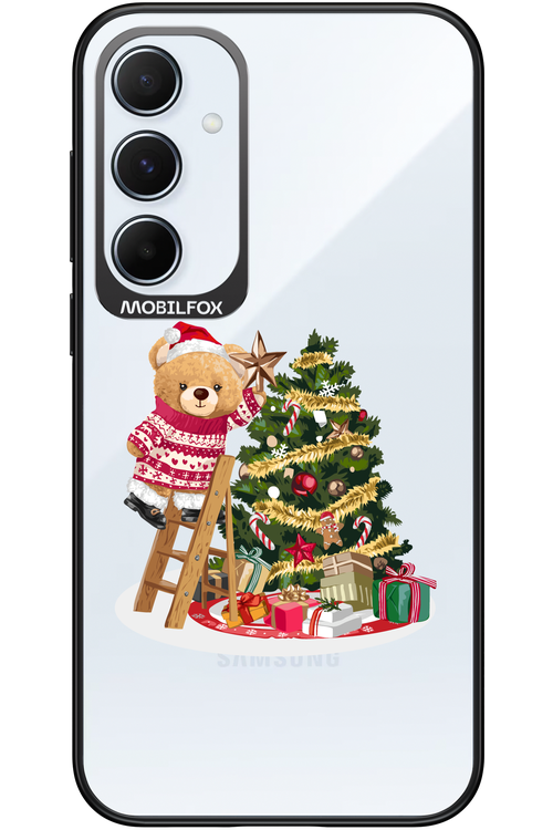 Christmas Bear (Transparent) - Samsung Galaxy A55