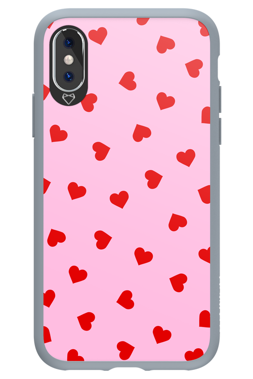 Sprinkle Heart Pink - Apple iPhone XS
