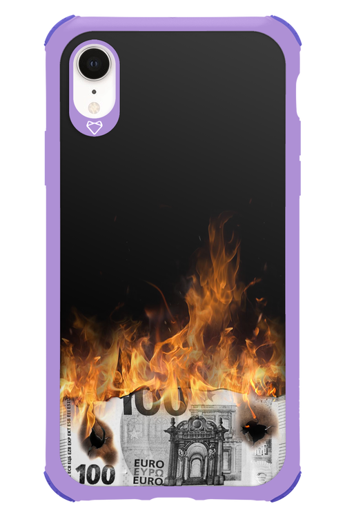 Money Burn Euro - Apple iPhone XR