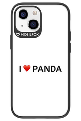 Panda Love White - Apple iPhone 13 Mini