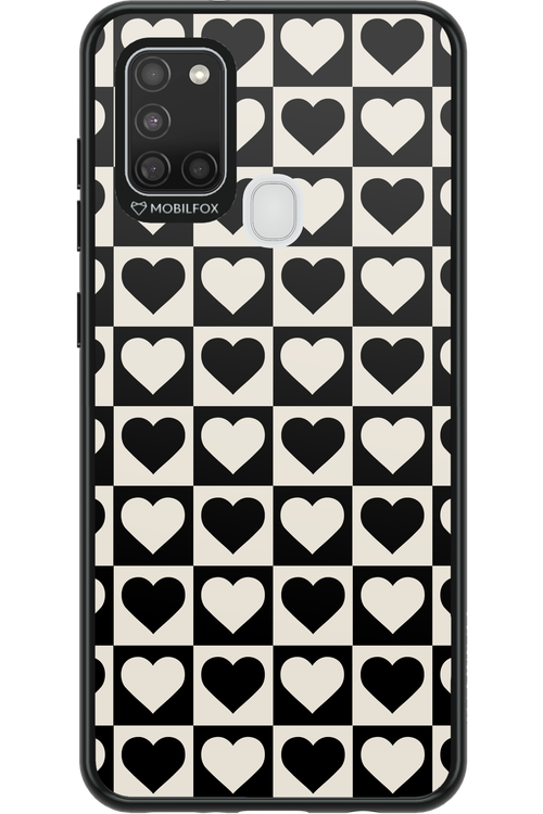 Checkered Heart - Samsung Galaxy A21 S