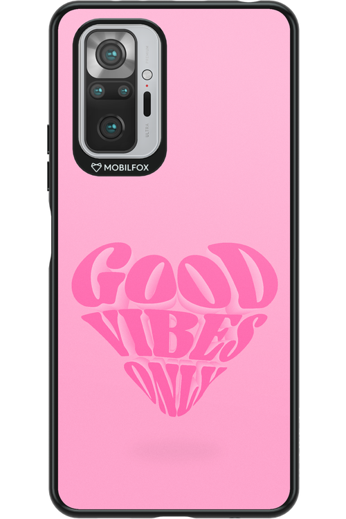 Good Vibes Heart - Xiaomi Redmi Note 10S