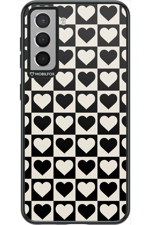 Checkered Heart - Samsung Galaxy S21