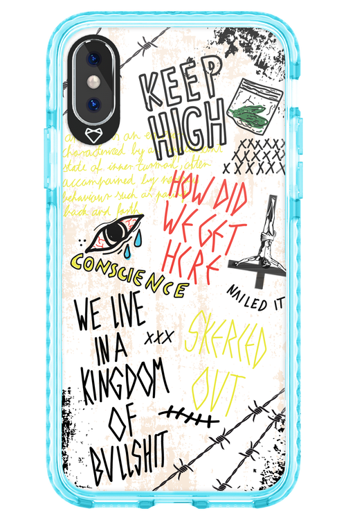 keep high - Apple iPhone X
