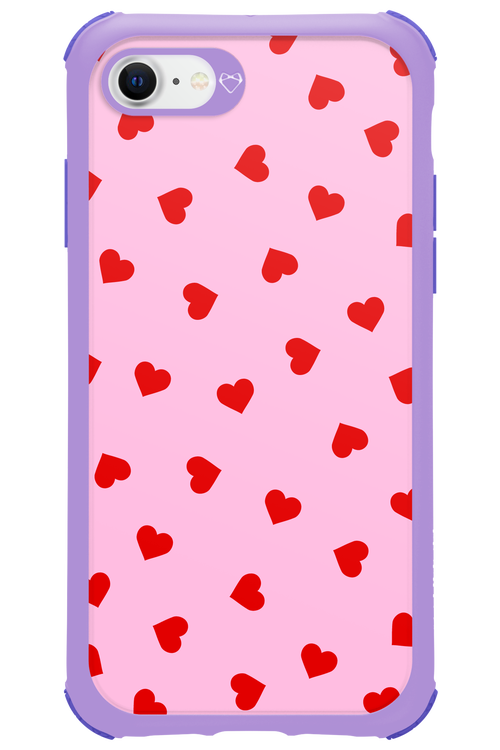 Sprinkle Heart Pink - Apple iPhone 8