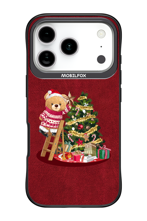 Christmas Bear (Burgundy) - Apple iPhone 17 Pro